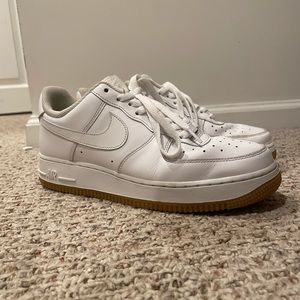 Size 8, Nike Air Force 1 ‘07 Gum Sole - Box Included - Used in fair condition